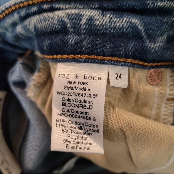 Rag & Bone Nina High-Rise Ankle Cigarette Jeans - Picture 9 of 10